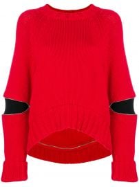 Alexander McQueen cut-out detail sweater at Farfetch